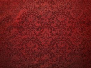 vintage red damask floral pattern canvas background